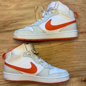 Gently used Nike Court Borough mid 2 size 5